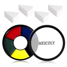 MEICOLY 6 Colors Face Paint Palette with 6 colors face body paint palette 