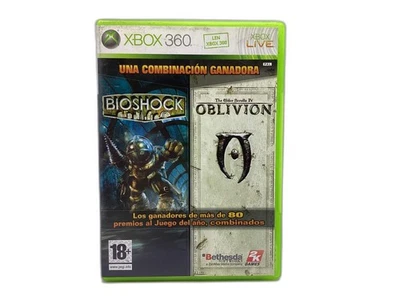 JUEGO XBOX 360 BIOSHOCK + OBLIVION X360 20084920 - Imagen 1 de 4