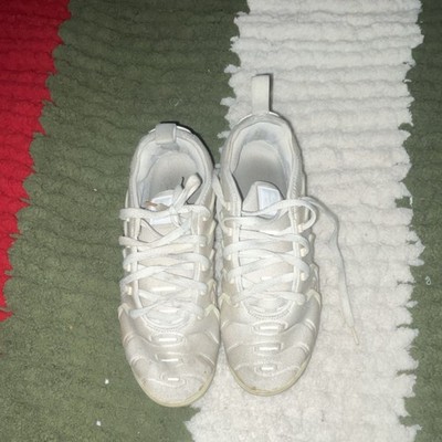 Nike Air VaporMax Plus White Platinum Low Top Lace Up Sneakers 924453-100 Men's