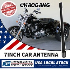 7 Motorcycle Short Antenna For Harley Davidson Mast Radio Amfm Universal Screw 7 Motorcycle Short Antenna For Harley Davidson Mast Radio Amfm Universal Screw
