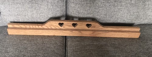 VTG Wooden Wall Mount Quilt- Tapestry- Rug Hanger
