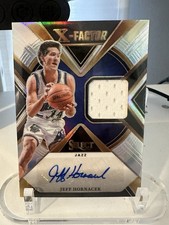 2023-24 - X Factor Memorabilia Signatures Jeff Hornacek #XFS-HOC /125 (AU, MEM)