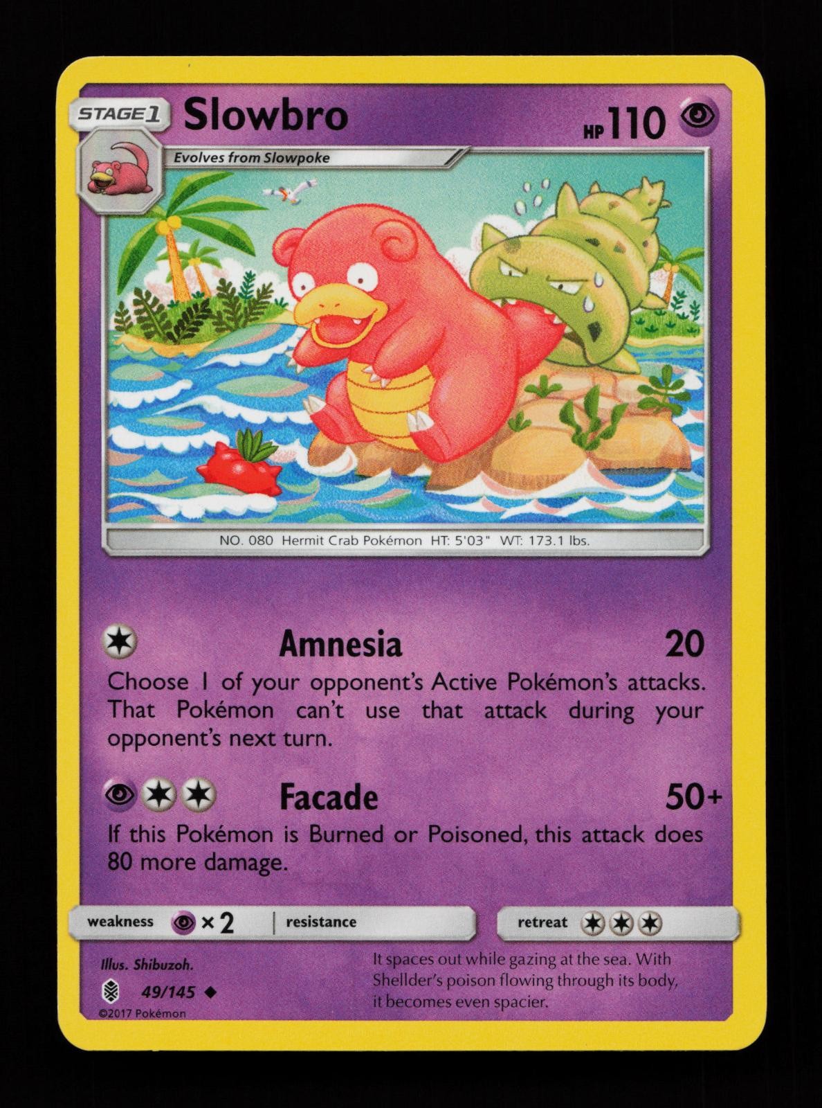 Slowbro 49/145 Uncommon Guardians Rising Pokemon Cards