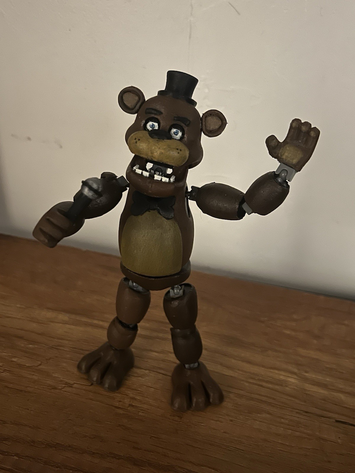 FNAF Custom Freddy Fazbear 3D Printed Figure 1/12