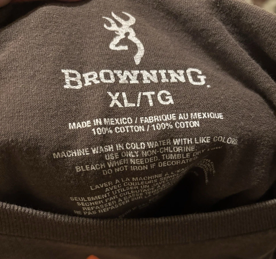 Camiseta estampada marrón talla XL para niños jóvenes Foto 3 de 3