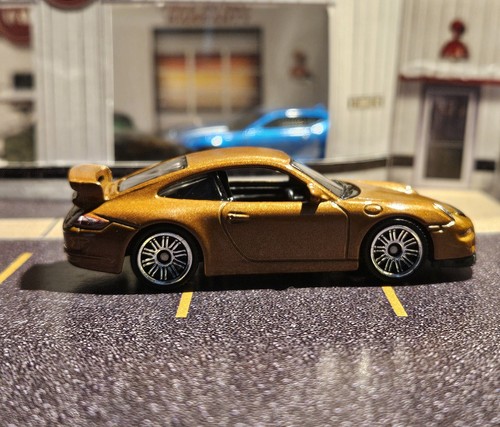 2024 Matchbox Porsche 911 GT3 - Brown - Autobahn Express V - Loose - Picture 1 of 6