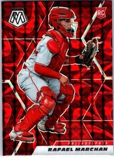 2021 Panini Mosaic - Rookie Rafael Marchan #236 Reactive Red Mosaic Prizm (RC)