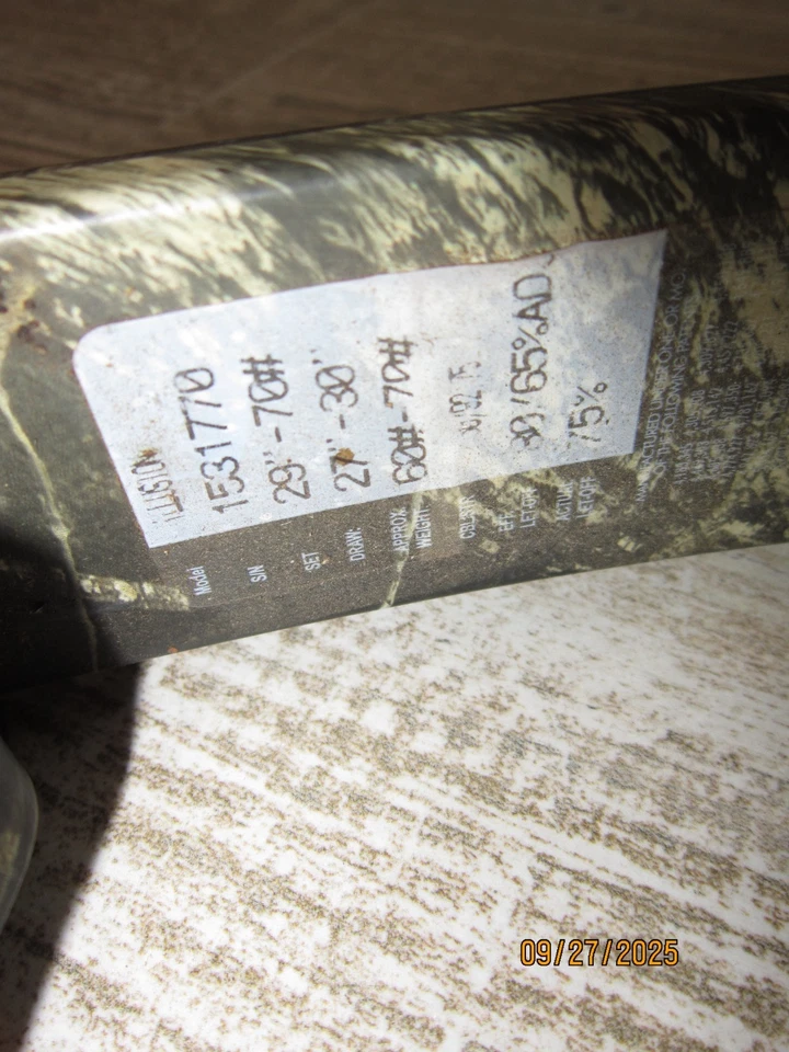 Arco compuesto camuflado Browning Illusion en estuche rígido con bloqueo SKB Freedom con llave Foto 4 de 4