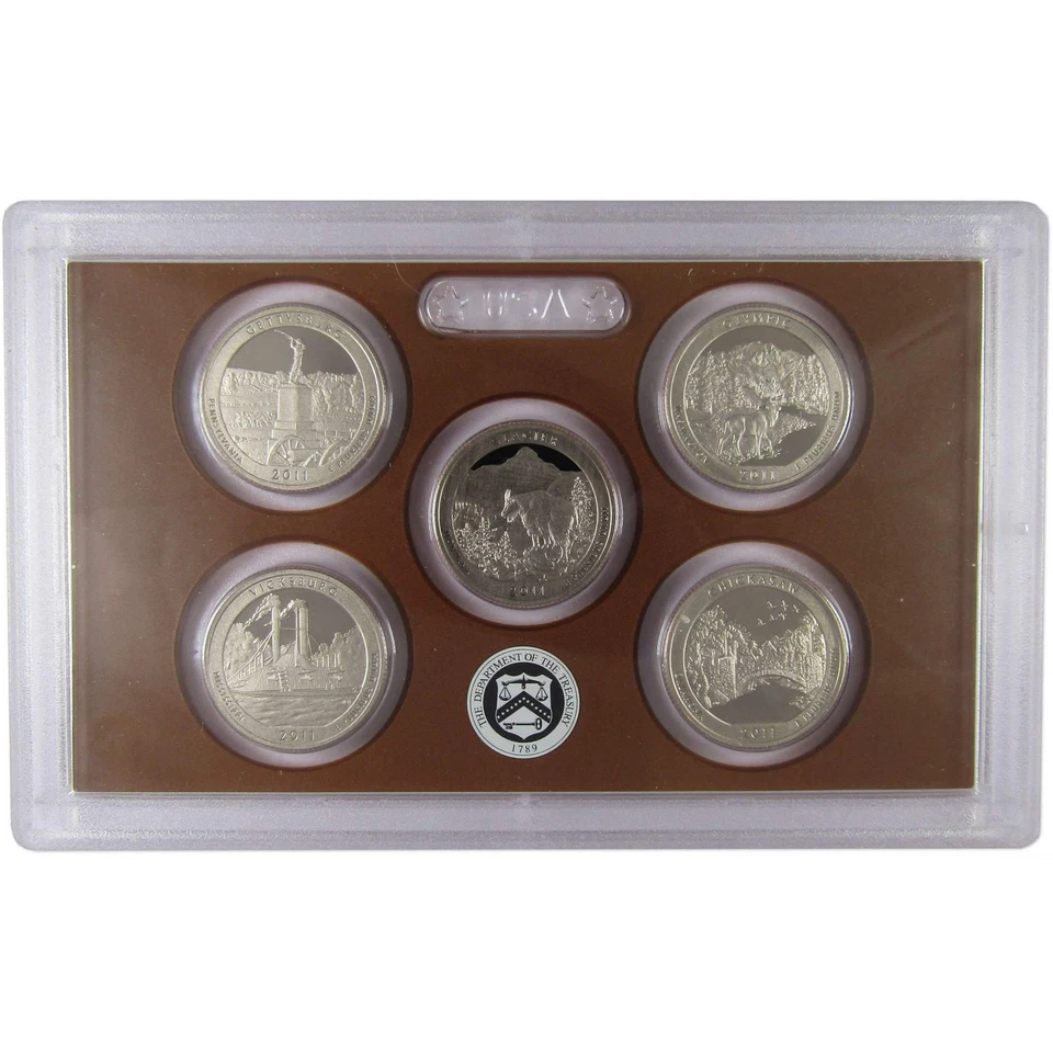 2011 Clad Proof Set U.S. Mint Original Government Packaging OGP COA - Image 4 of 4