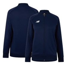 New Balance Women's Jacket Size 14 Knitted Navy Track Top - New