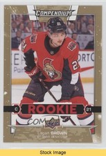 2017-18 Upper Deck Compendium Rookies Gold Logan Brown #866 READ 01t4