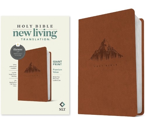 NLT Giant Print Premium Value Bible, Filament-Enabled Edition... - 9781496482631