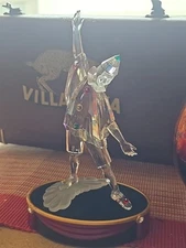 SWAROVSKI SCS 1999 Masquerade Pierrot 8" Clown Figurine w/ STAND! Boxes