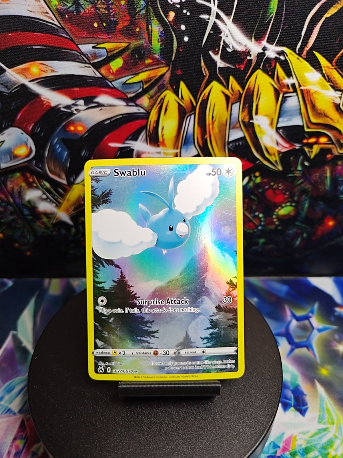 Swablu GG27/GG70 Crown Zenith Galarian Gallery NM Ultra Rare Pokemon Card