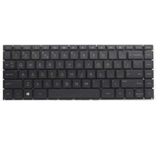 For HP 14-ma00000 US Black Keyboard Non-Backlit