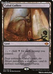Cabal Coffers (301/303) Modern Horizons 2 Mythic Rare Land MTG