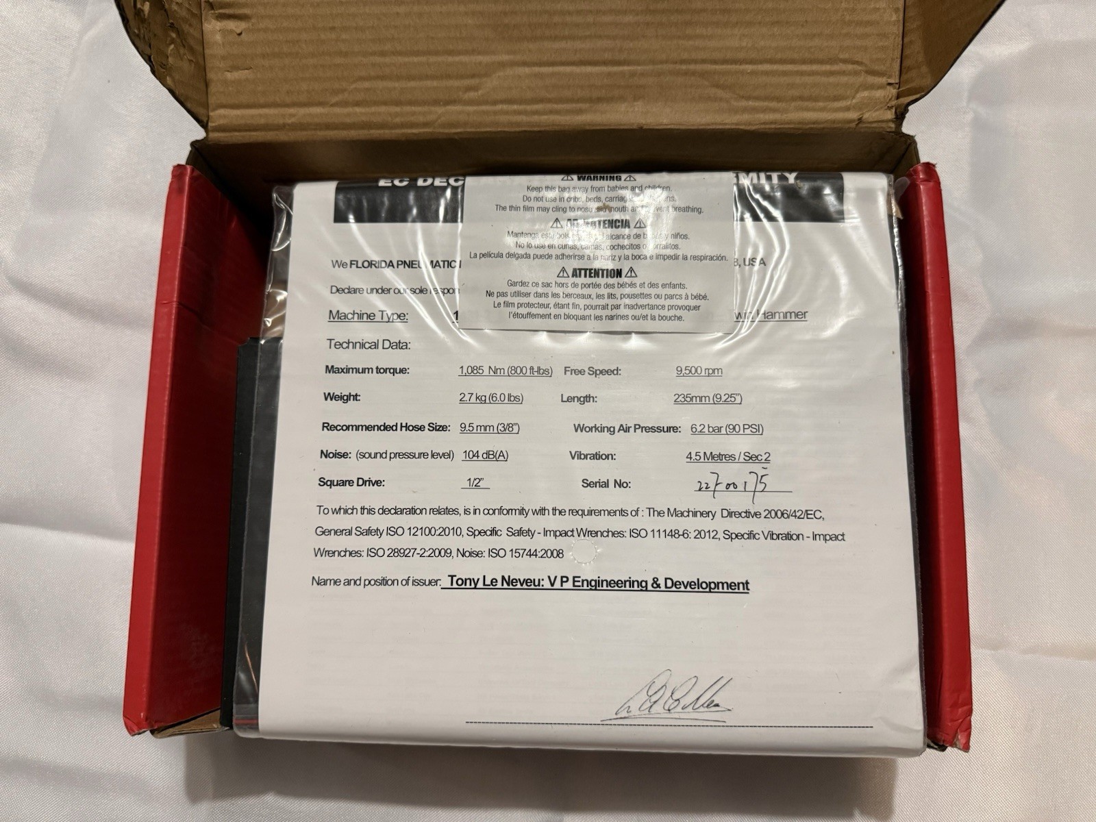 AIRCAT Impact Wrench 1431-2: 1/2-In Impact Wrench 800 ft-lbs of Torque