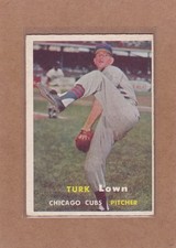 1957 TOPPS BASEBALL TURK LOWN #247 CUBS VGEX *A49346