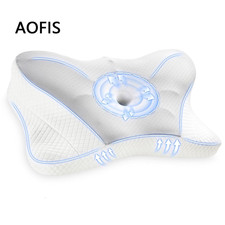 AOFIS Pillow Cervical Memory Foam Pillows for Neck Pain Relief Ergonomic Pillow