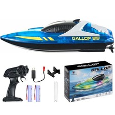 RC Boot 2,4GHz 15 KM/H Ferngesteuertes Rennboot Speedboot Schiff Geschenk DE