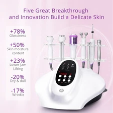 5 in 1 Beauty Machine Facial Skin Care Skin Rejuvnation Hot & Cold hammer Salon