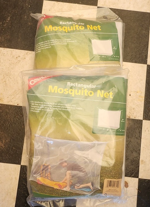 Coghlan's Mosquito Netting, 32”*78”*59” New 2 packs Brand new