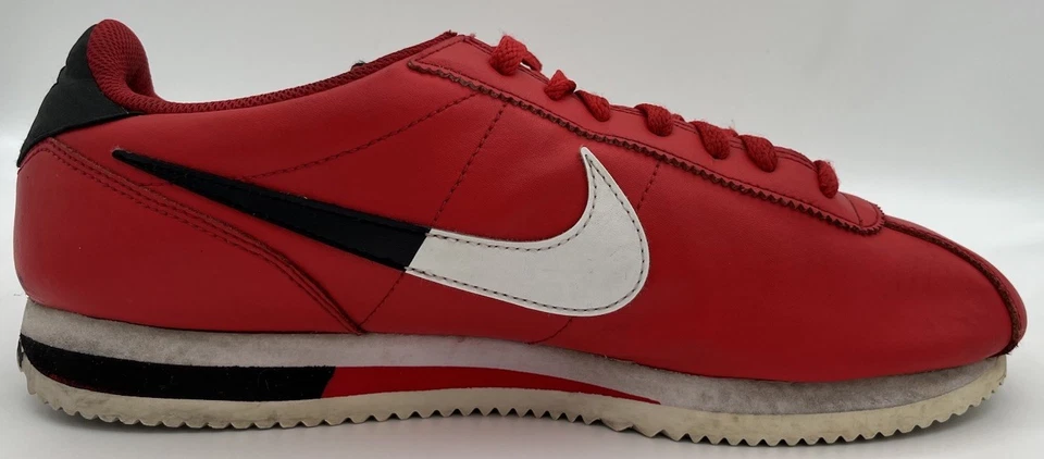 Nike Cortez NBA SE Red White Black Running Shoes Rare CI1047-600 Mens Size 12 - Image 4 of 4