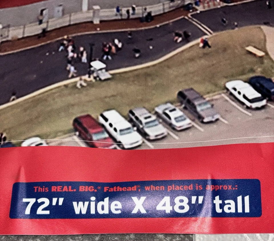 Calcomanía de pared Fathead Ole Miss Vaught Hemingway Stadium ¡¡ENORME!! COL REB HOTTY TODDY! Foto 3 de 4