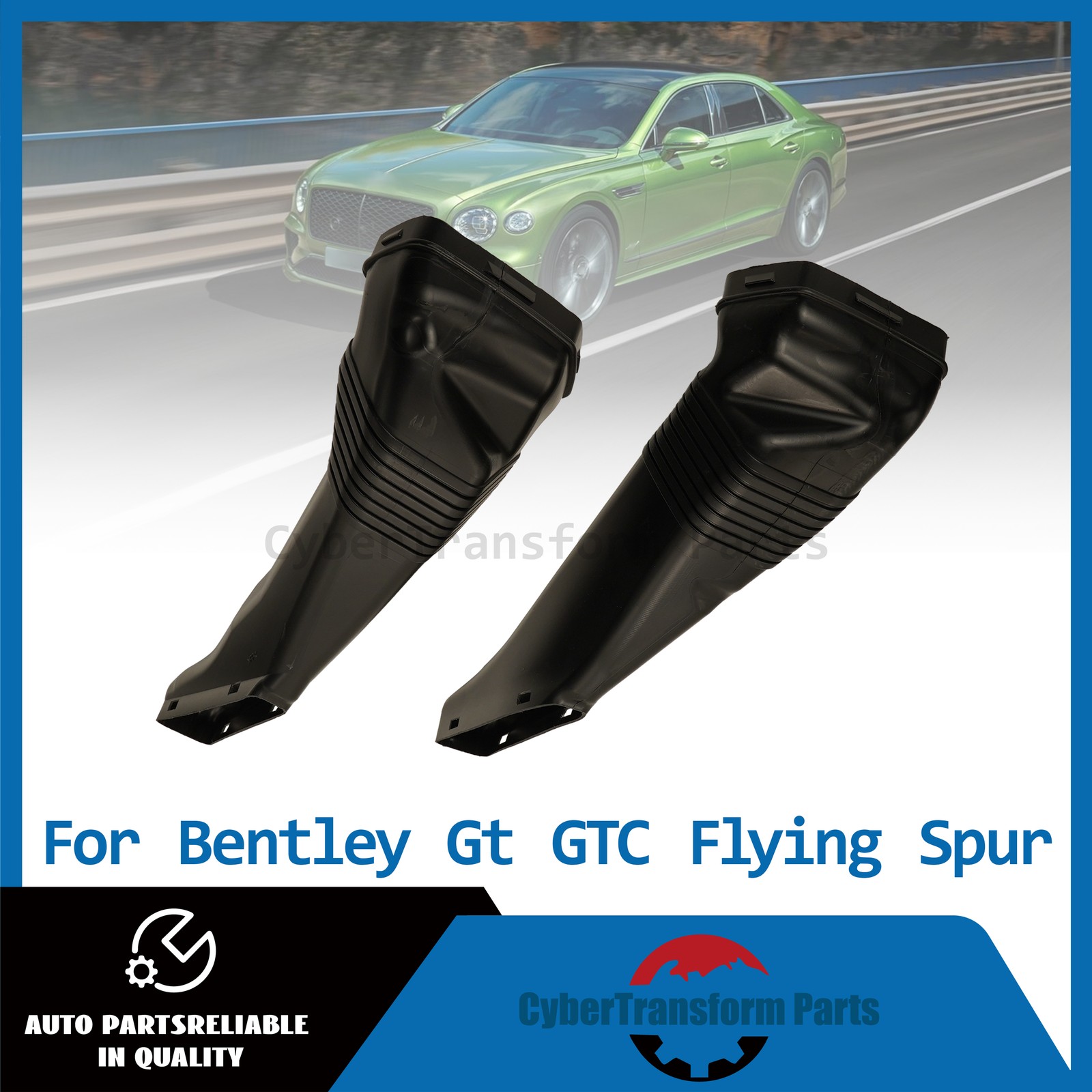 For Bentley Gt GTC Flying Spur Intake Air Duct Pipe Kit 3W0129531 US