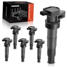 Ignition Coil Pack Compatible with Hyundai Sonata 2006-2010 Santa Fe Black