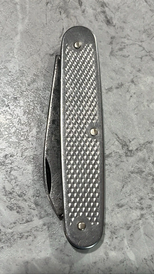 Vintage 3 Blade Slipjoint Stainless Steel Scouts Knife, See Description, Used - Image 3 of 4