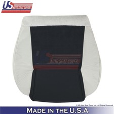2006-2010 Fits Jeep Commander Leather Suede Driver Bottom Cover 2-tone Gray