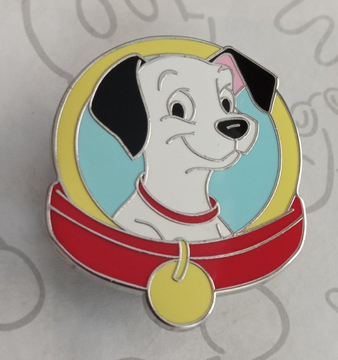 Lucky 101 Dalmatians Red Collar Magical Mystery 25 Disney Pin 161449