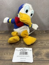 Walt Disney Store NICE CLASSIC DONALD DUCK 9" Bean Bag STUFFED ANIMAL Toy