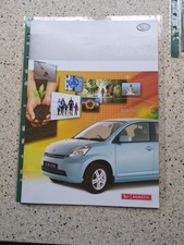 Daihatsu Sirion Model Range Booklet