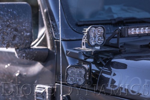 Stage Series 3" SAE/DOT Yellow Sport LED Pod (pair) FOG Optic w/Amber Backlight - Picture 8 of 13