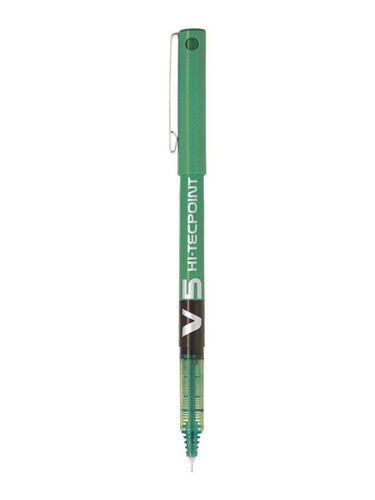 PILOT HI-TECH POINT V5 0.5mm LIQUID INK ROLLERBALL PEN BLACK RED BLUE GREEN - Picture 8 of 31