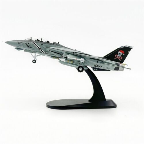Wltk US Navy F-14B Tomcat VF-103 JOLLY ROGERS SANTA CAT 1/100 Diecast Jet Model - Picture 8 of 11