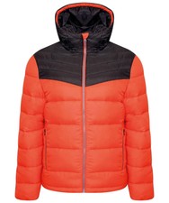 Amber Glow/black - Hot Shot Hooded Baffle Jacket
