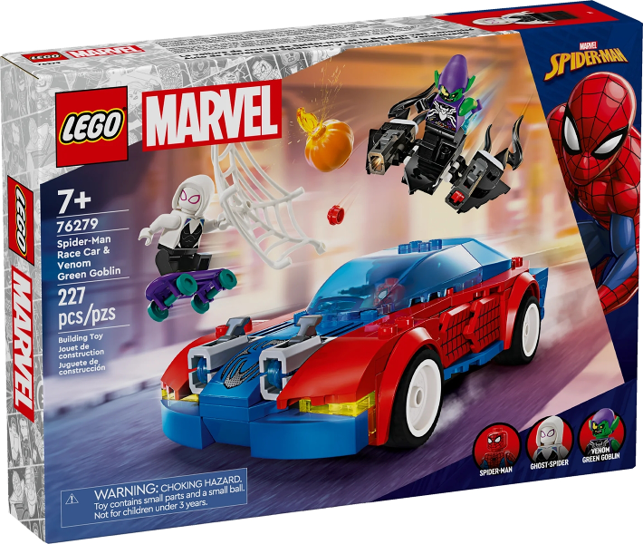 ちゃい　n Lego Spider-Man Race Car & Venom Green Goblin 76279 Super