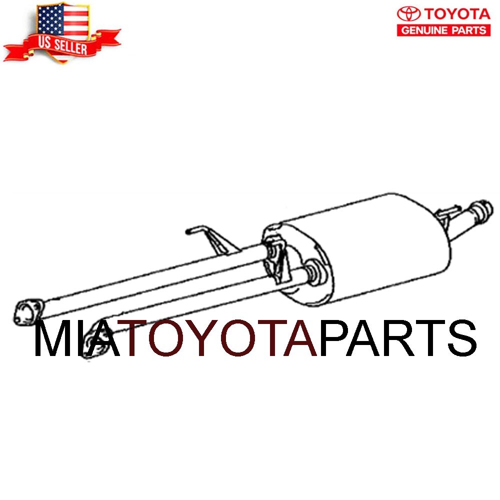 Genuine Toyota 2007-2022 Tundra 23-25 Sequoia Muffler