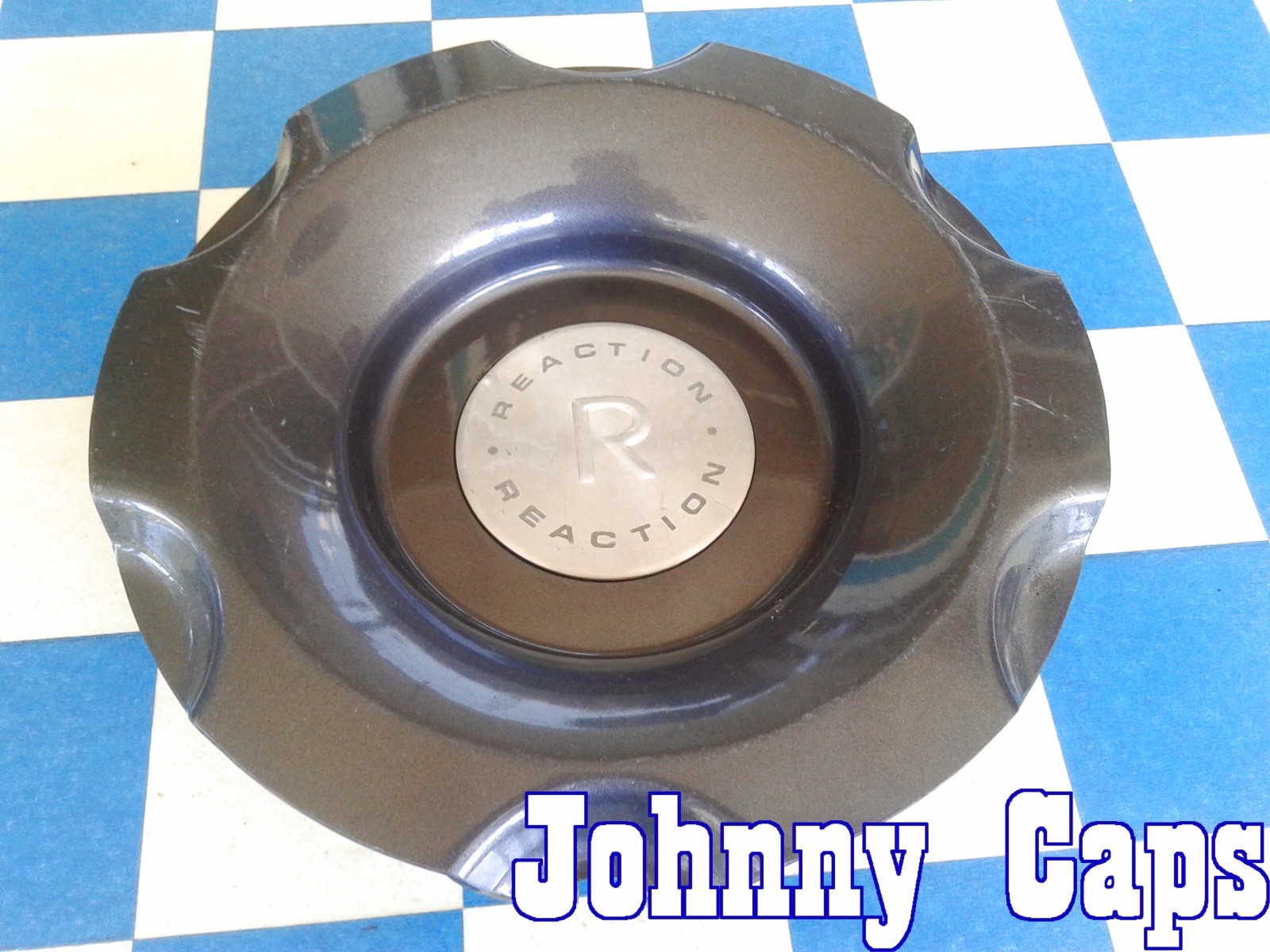 REACTION Wheels [19] ANTHRACITE Center Caps 821-CAP Custom Wheel Center Cap (1)