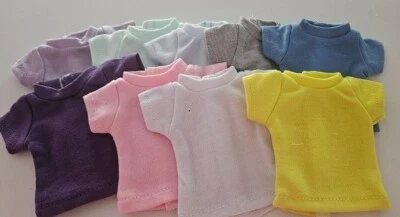 AMERICAN FASHION WORLD WW T-Shirts~❤️ *12 Solid Colors, Designed for Wellie Wisher Dolls