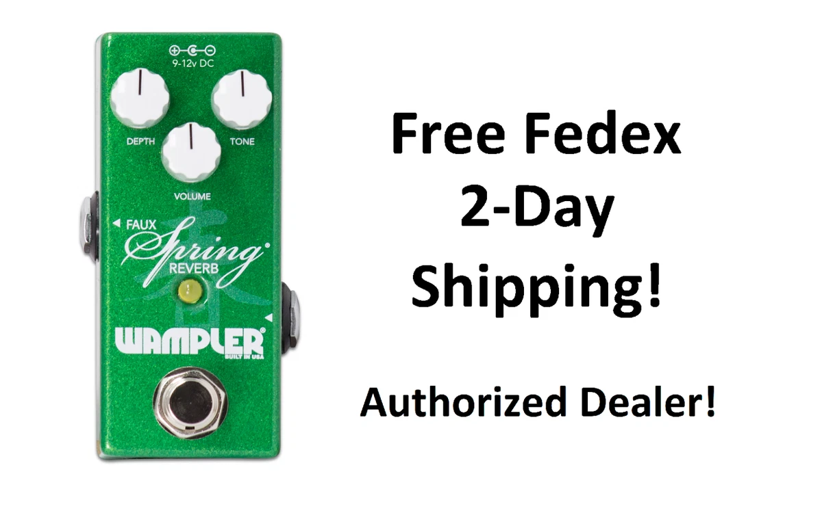 New Wampler Mini Faux Spring Reverb Guitar Effects Pedal | eBay