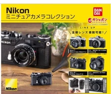 Nikon Old Camera Miniature Collection All 4 Types Set Capsule toy　Bandai　JP