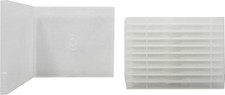 10 Double CD Cases - 10mm Clear Empty POLYPROPYLENE 2-Disc Boxes CD2P10CL