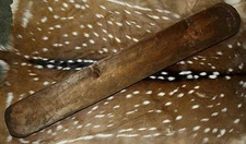 *Carved Wooden Dough Bowl Primitive Wood Trencher BAGUETTE Rustic Ranch 36-39"