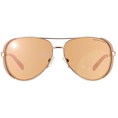 NWT Michael Kors Sunglasses MK 5004 1017R1 Rose Gold/Mirrored Rose Gold 59mm NIB - Click1Get2 On Sale