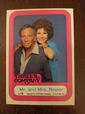 1978 Topps (Three's Company) #13 The Ropers (MINT)