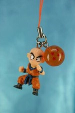 Bandai Shueisha Bird Studio Dragonball Z Chara Figure Strap P4 Krillin Kuririn